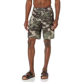 Quiksilver Men's Standard Everyday Solid 20 Boardshort Swim Trunk, Thyme 234, 36