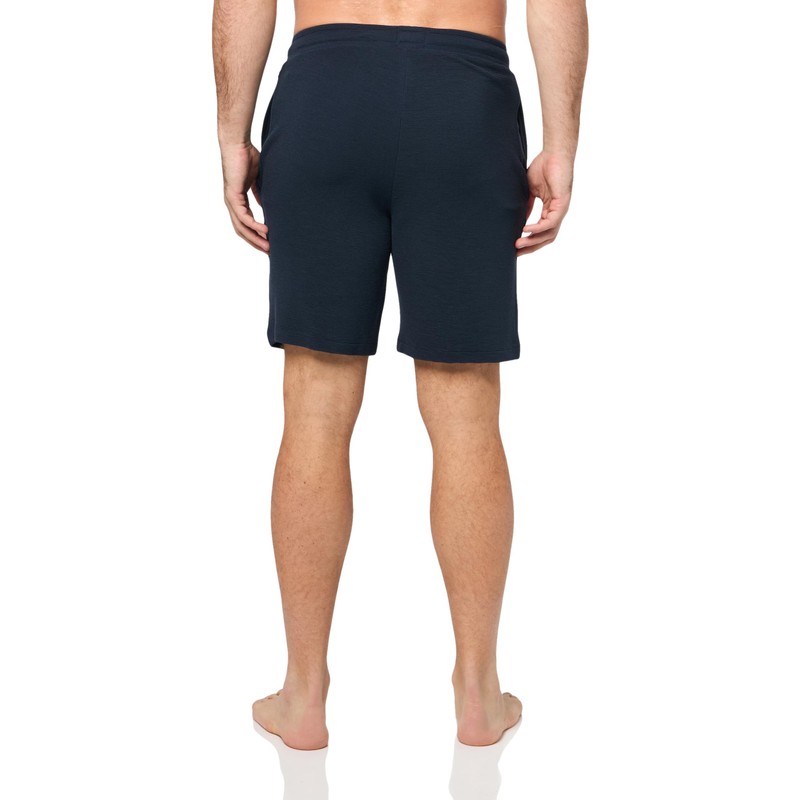 Soft Ribbed Sweat Shorts, Black Berry Blue, S