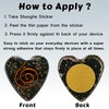 Premium Orgonite Shungite Sticker, 2 Piece Set for Protection, Specifically