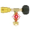 MOFLAME Propane Gas Brass Tee Adapter with 3 Port for
