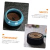 8Pcs Fireproof Insulation Mat 8.5Cm Round Pad for Charcoal Incense