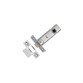 64mm Tubular Mortice Latch Polished Nickel