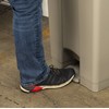 Safco Step On Plastic Trash Can with Foot Pedal, 17