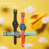 Q&Q SmileSolar Watch, Analog Solar, Waterproof, Urethane Belt, RP26/R02A, red,