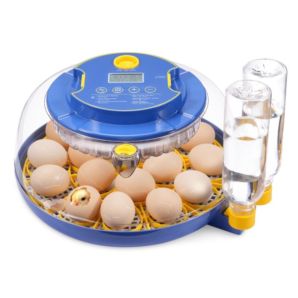 GOORY 18 Egg Incubator for Hatching Chicks-Automatic Turner with Temperature