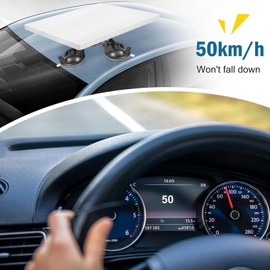 Starlink Mini Suction Cup Mount for Car Windows, Sunroofs and Iron Roof, Starlink Mini Satellite Car Magnetic Mounting Kit, RV Roof Tripod Mount with 1/4 Inch