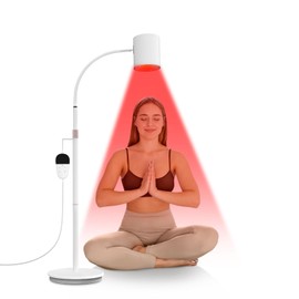 Relhafethy Red Light Lamp with Stand, 660nm&850nm&941nm, COB Chip Designed, Infrared Light Therapy for Home/Office Use