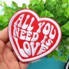 Ximimark 4pcs Love is All You Need Embroidered Patch -