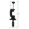 Hair Mannequin Stand,Professional Hair Head Holder Mini Adjustable Head Tripod
