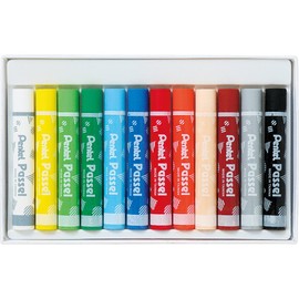 Pentel Crayon Pass Passel GHPAR-12 12 Colors