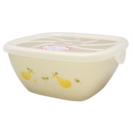 Kakamoto SOUSEN Range Pack, White, 5.9 inches (15 cm), Setoyaki Pack Pot, Large, Fruit (Pear) Pattern