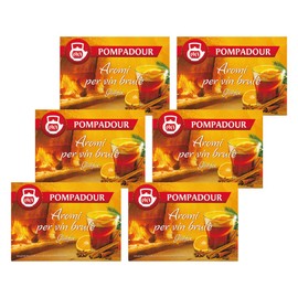 Pompadour Mulled Wine 15 Tea Bags x 6 Sets