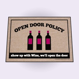 High Cotton Doormat, Open Policy Wine
