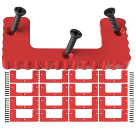 NyVoozy for Milwaukee Packout Cleats, 16PCS Cleat 'n' Feet Cleats Compatible with Milwaukee Packout System, MountTool Box Storage System Anywhere (Red)