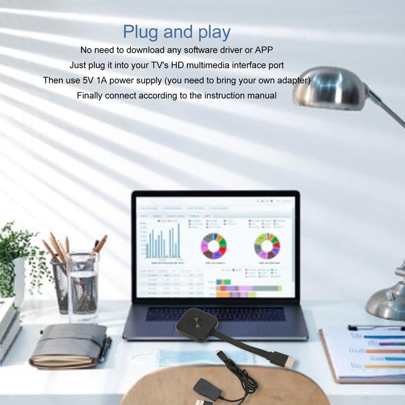 Wireless Display Dongle HD 1080P 60Hz G 2.4G WiFi Display