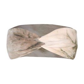 Woration Wide Knotted Headbands Tie Dye Designer Hairbands Workout Sports Running Cotton Cloth Headwrap Turban Elastic Hair Accessories for Women Girl - A