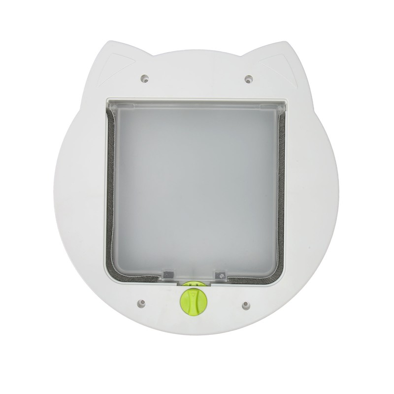 Pet Flap Door 4 Way Locking Noiseless Weather Resistant Cat