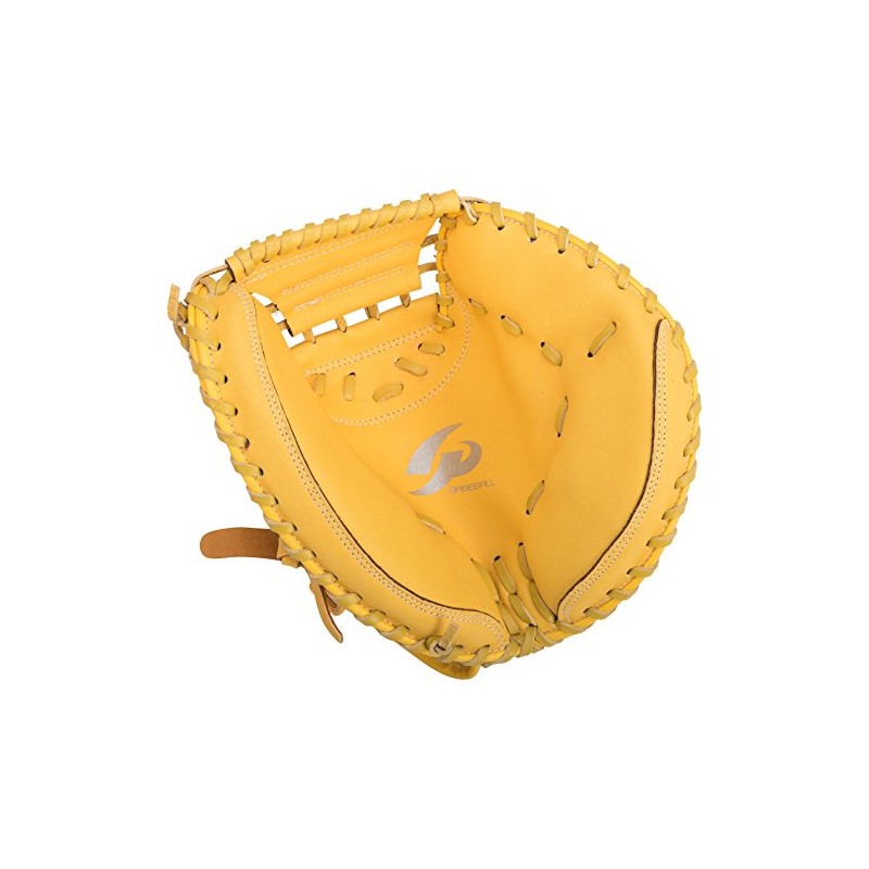 GP 43817 Baseball Soft Catcher's Mitt, General Use, Yellow