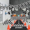 AHIER Race Car Party Decorations, AHIER 61 Pcs Set-12 Traffic