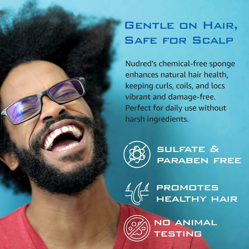 NuDred Hair Brush for Black Men and Women, Twisting Sponge
