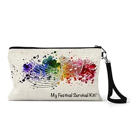 Festival Accessories, Festival Survival Kit Bag, Festival Bag, Music Festival Party, Festival Organiser, Hangover Kit Bag, Novelty Bag, Cream