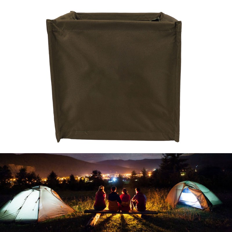 Outdoor Collapsible Trash Can Large Capacity 33L Oxford Cloth Collapsible
