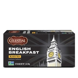 Celestial Seasonings Black Tea, English Breakfast, 20 Count