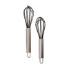 Farberware Professional Silicone Mini Whisks (Set of 2), Black