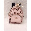 Coach Mini Court Backpack Bag Charm With Rosette Print CAA68