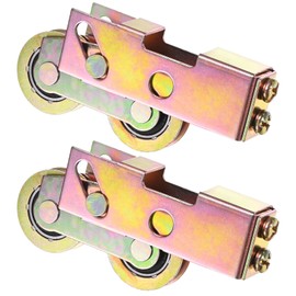M METERXITY 2-Pack Sliding Patio Door Roller,1-1/4"/32mm Steel Ball Bearing Sturdy Sliding Roller Assembly Adjustable Sliding Door Wheel Replacement for Sliding Door