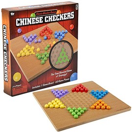 Rhode Island Novelty 10 Inch Wooden Chinese Checkers, One per Order
