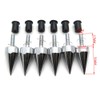 XKMT-Universal Chrome Spike Bolts with Mounting Parts Compatible with Windscreen