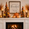 Lighted Fall Table Tree, Pumpkin Tabletop Decor for Thanksgiving Home