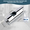 Hibbent Shower Head Holder Replacement - Universal Adjustable Hand Shower