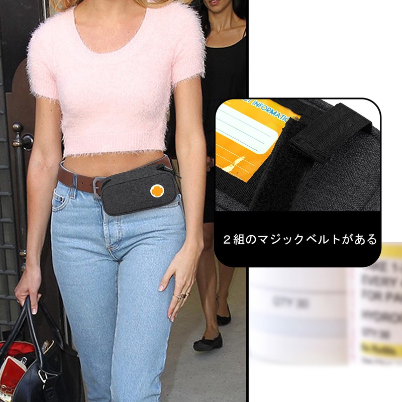 CURMIO エピペンケース インスリンポーチ 2つのエピペン、Auvi-Q、バイアル、点鼻薬 携帯用 家庭 旅行 バッグのみ ブラック