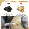 Lyxheth Radiator Coolant Expansion Tank Bleeder Screw, Radiator Drain Plug,