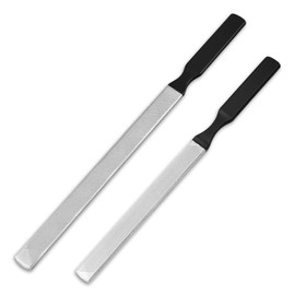 ElevateTech 2 PCS Toe Nail Files for Thick Nails Professional Stainless Steel Nail Files Double Sided Reusable Manicure Filer for Women Men Seniors & Dogs