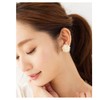 [Cream dot.] Cream Dot Earrings for Women, Popular, Hypoallergenic, Nickel