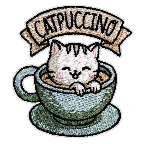 EMBRO BOF Catpuccino Coffee Patch - 7,6 cm Cool Coffee