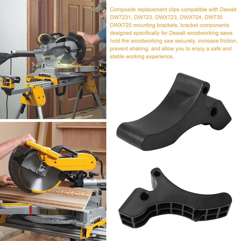 DW7231 Composite Clips Replacement Parts for DEWALT Miter Saw Stand