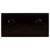 CRL Oil Rubbed Bronze No-Drill Fixed Panel Glass Clamp for