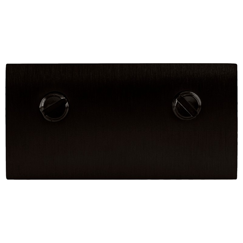 CRL Oil Rubbed Bronze No-Drill Fixed Panel Glass Clamp for
