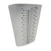 32 oz Graduated Plastic Triangular Container Three-Sided Beaker for Measuring