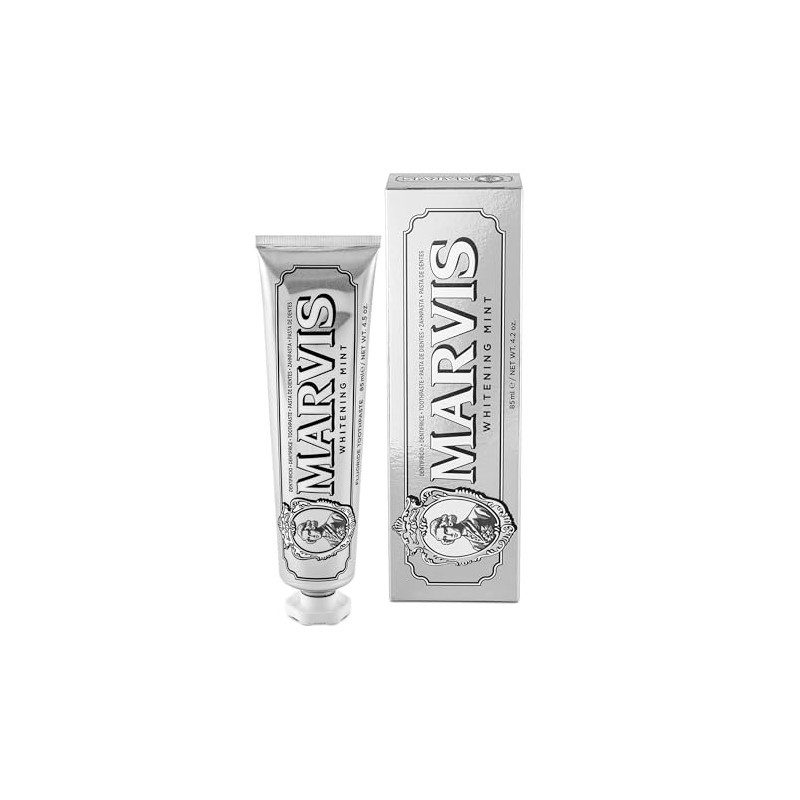Marvis Whitening Mint Toothpaste 85ml Whitening Toothpaste Promotes Natural Teeth