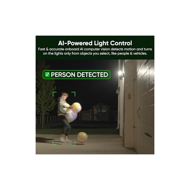 WYZE Floodlight Camera Pro, PCMag Editors' Choice 3000-Lumen LEDs, 2.5K