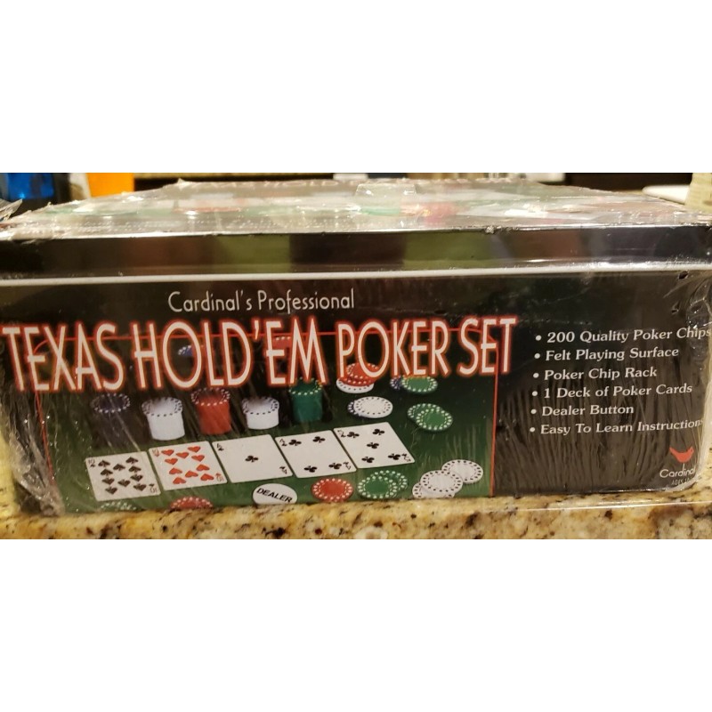 Cardinal's Professional Texas Hold 'em Poker Set - Chips +