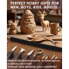 Wood Carving Kit Whittling Kit: Deluxe Wood Carving Tools Set