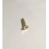 Hillman #10 x 1" BRASS PLATED SHEET METAL SCREW STEEL, FLAT HEAD, PHILLIPS DRIVE