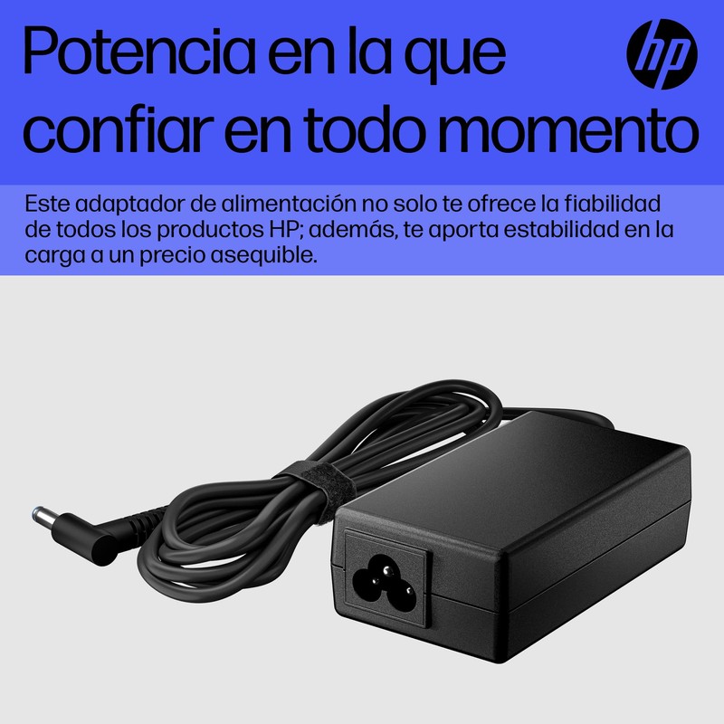 HP Cargador de Laptop 65W, 4.5 mm (6H459AA)