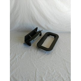 Kay Enterprises Trailer Roof Vent Black Aluminum Low Profile Popup Air Flow Trim Ring and Gasket